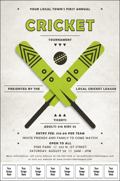 Cricket Logo Poster