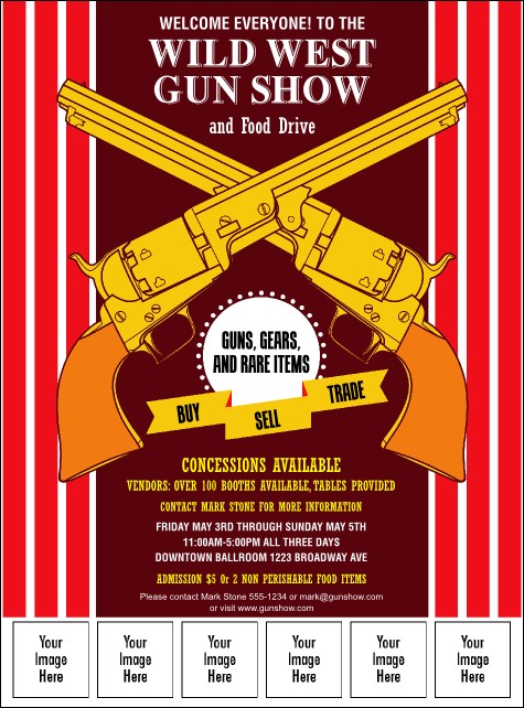 Gun Show Logo Flyer