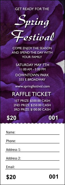 Spring Raffle Ticket