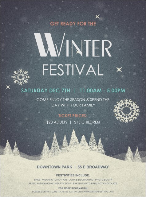 Winter Logo Flyer Product Front