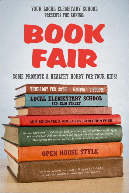 Book Fair Poster Product Front