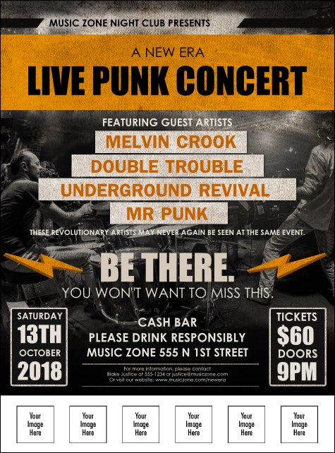 Punk Rock Logo Flyer