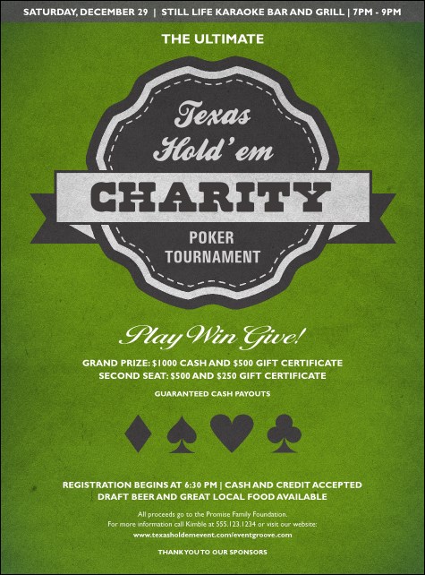 Texas Hold 'Em Flyer