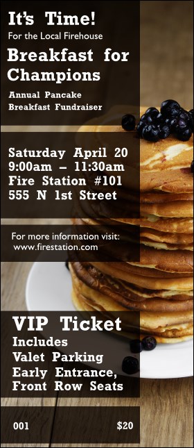 Pancake Breakfast VIP Pass