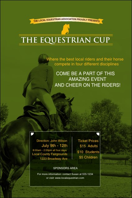 Equestrian Poster