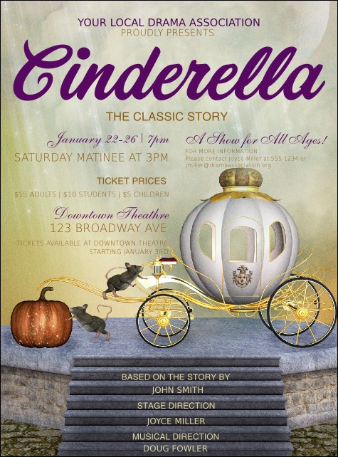 Cinderella Flyer Product Front