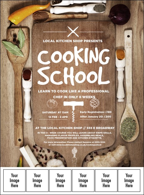 Cooking Class Flyer