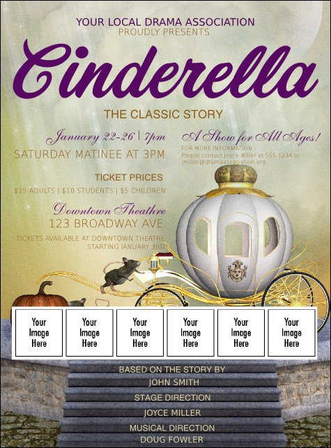 Cinderella Logo Flyer