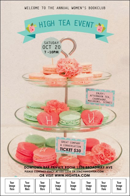 High Tea Logo Poster