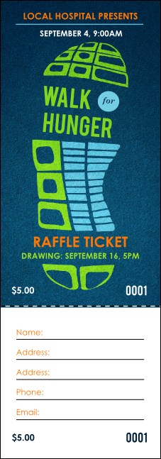 Walk Raffle Ticket