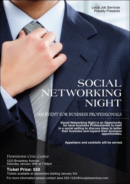 Social Networking Postcard