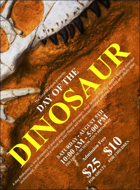 Dinosaur Invitation