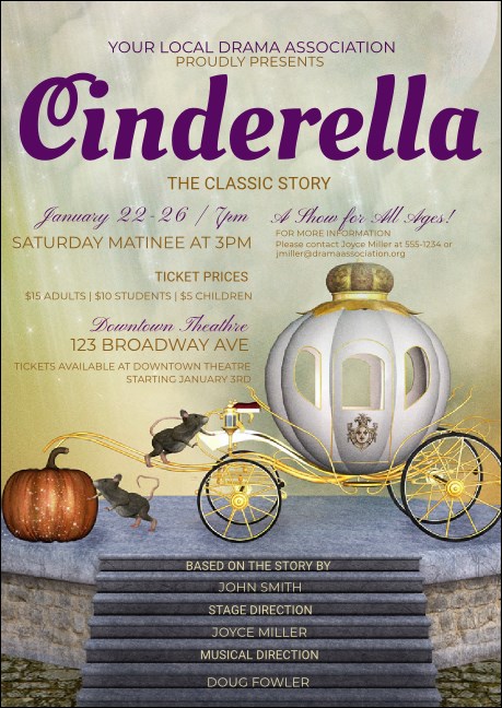 Cinderella Postcard Product Front