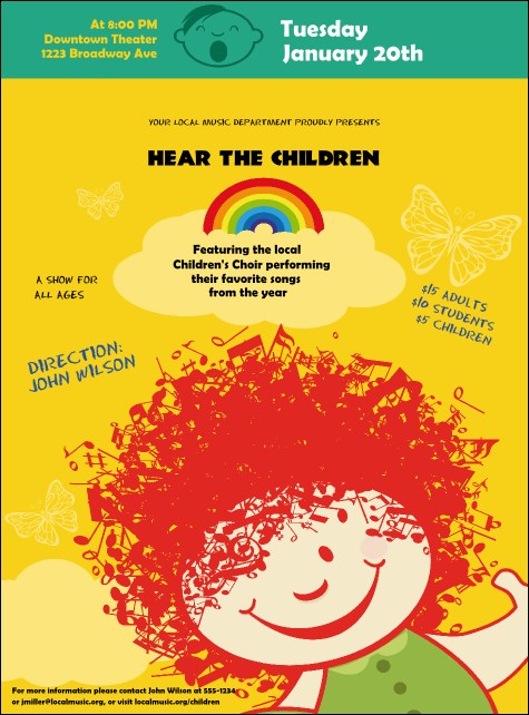 Children's Music Flyer