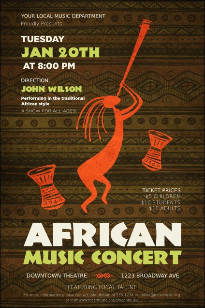 African Music Poster