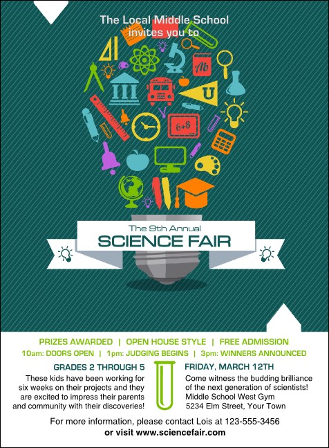 Science Fair Invitation Template | Eventgroove