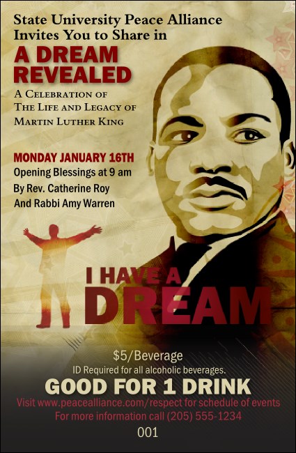 Martin Luther King Drink Ticket
