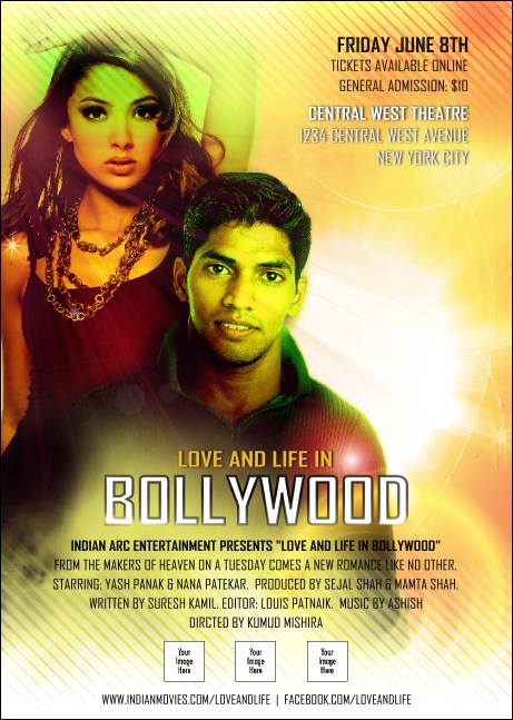 Bollywood Club Flyer Product Front