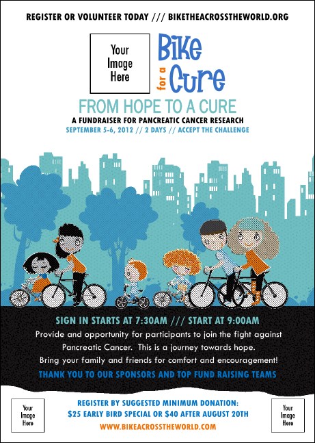 Bike for a Cause Club Flyer
