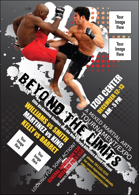 MMA Frontkick Club Flyer