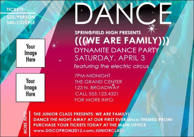 Dance Spotlight Club Flyer