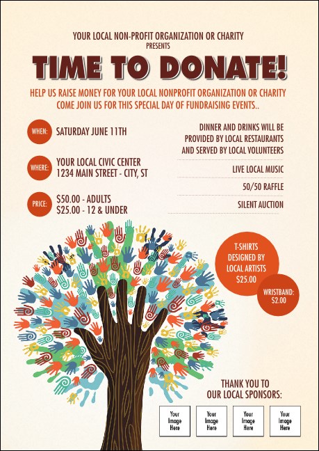 Fundraiser Tree Club Flyer