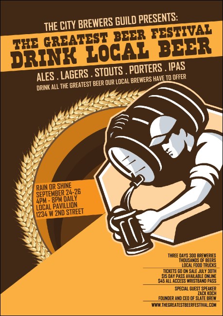 Beer Festival - Artisan Club Flyer