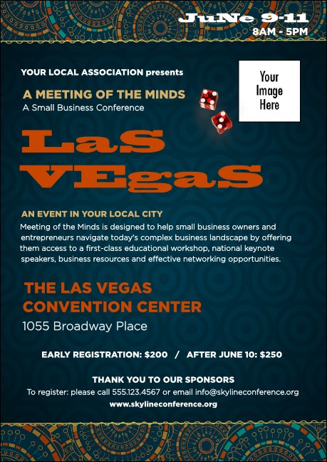 Las Vegas Lucky Club Flyer Product Front