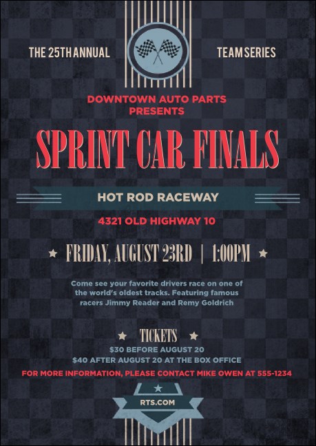 Car Racing Club Flyer