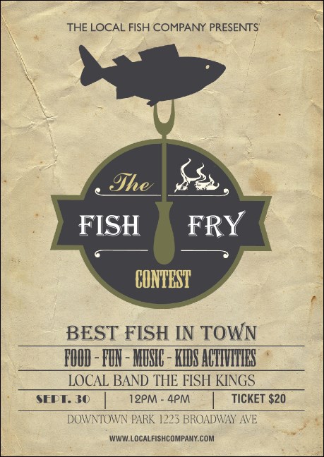 Fish Fry Club Flyer Product Front